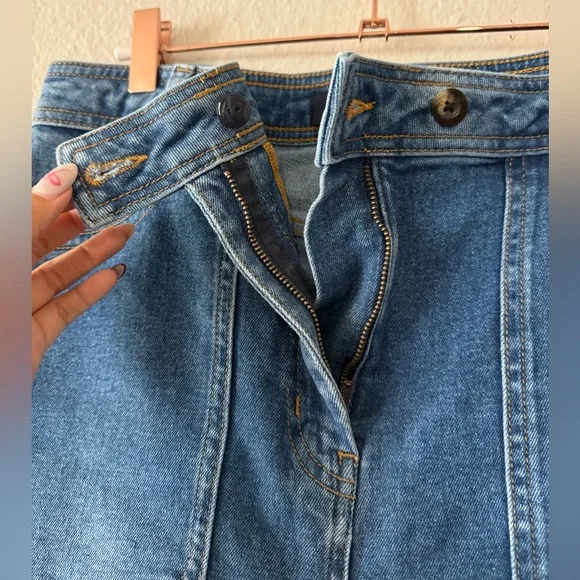 Boden Denim Wide Leg Jeans